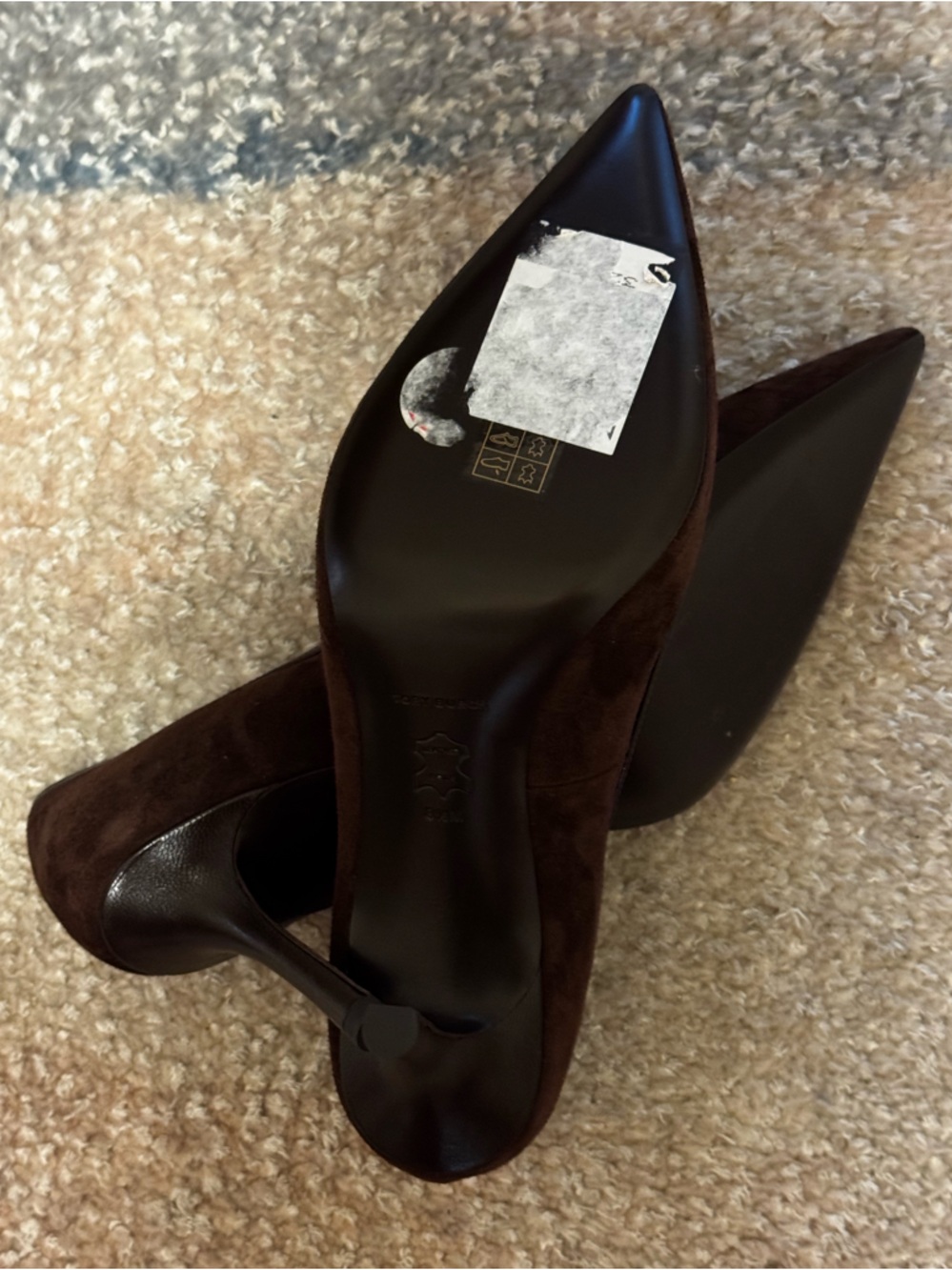 NEW Tory Burch Double T Buckle Pump in Dark Cocoa - Picture 8 of 9